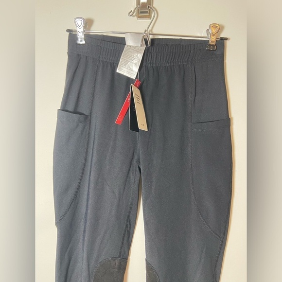 BALEAF Leggings Size L Tights Black Equestrian Patch SPF 50+ New - Picture 3 of 9